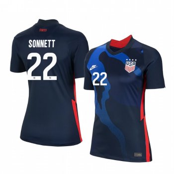 Women's USA Emily Sonnett 2020 Away Official 4-Star Jersey