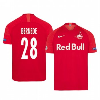 Antoine Bernede Red Bull Salzburg European Home Red Short Sleeve Jersey