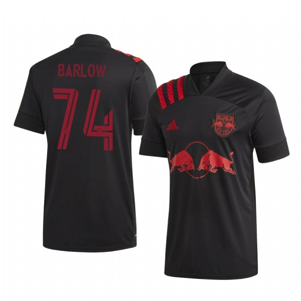 New York Red Bulls Tom Barlow Men's 2020-21 Away Official Jersey