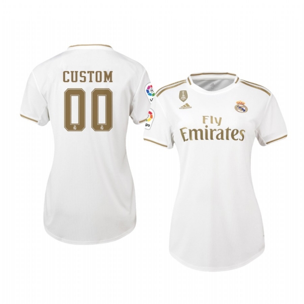 Custom Real Madrid 19-20 Home Jersey Women's