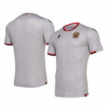 OGC Nice Men's Grey Away Short Sleeve Jersey 19-20