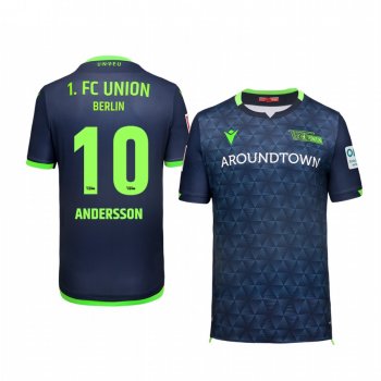 Youth Union Berlin Sebastian Andersson Navy Third Short Sleeve Jersey 19-20