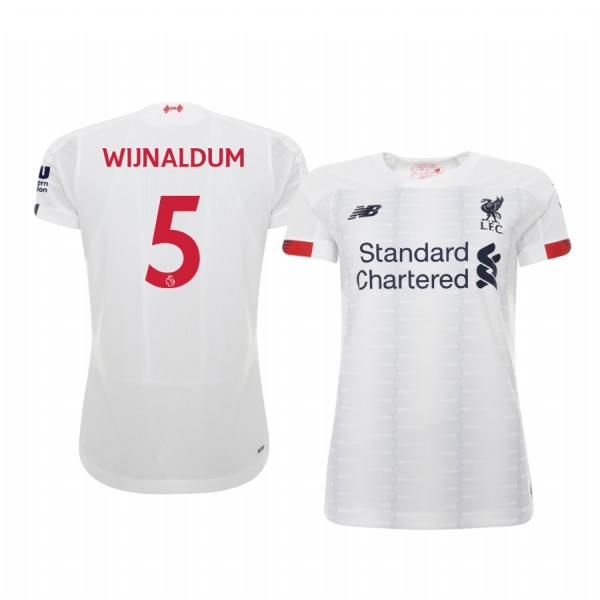 Women's Georginio Wijnaldum Liverpool Away Short Sleeve Jersey 19-20