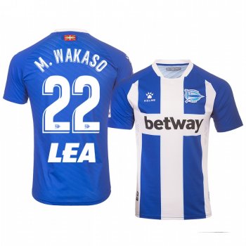 Mubarak Wakaso Deportivo Alaves Home Men's Jersey 19-20