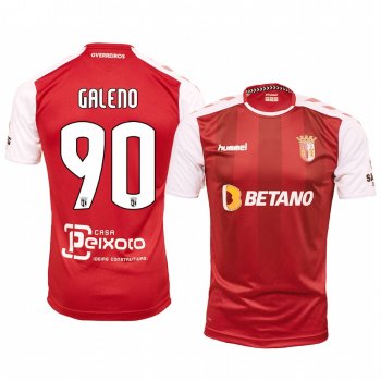 Galeno Braga Home Red Short Sleeve Jersey