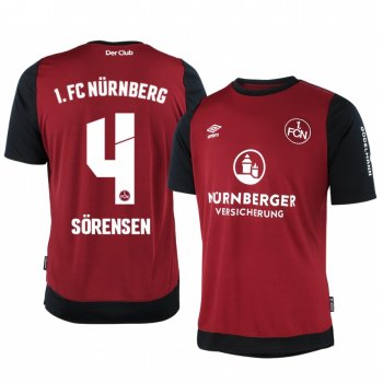 1. FC Nürnberg Asger Sorensen Home Men's Jersey 19-20