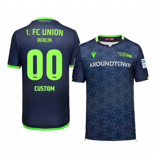 Custom Union Berlin 19-20 Third Men's Navy Official Short Sleeve Jersey