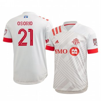 Toronto FC Jonathan Osorio Men's White TFC Unity Short Sleeve Jersey 2020