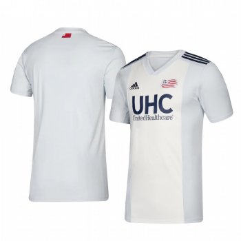 New England Revolution 2020-21 Away Men's White Short Sleeve Jersey