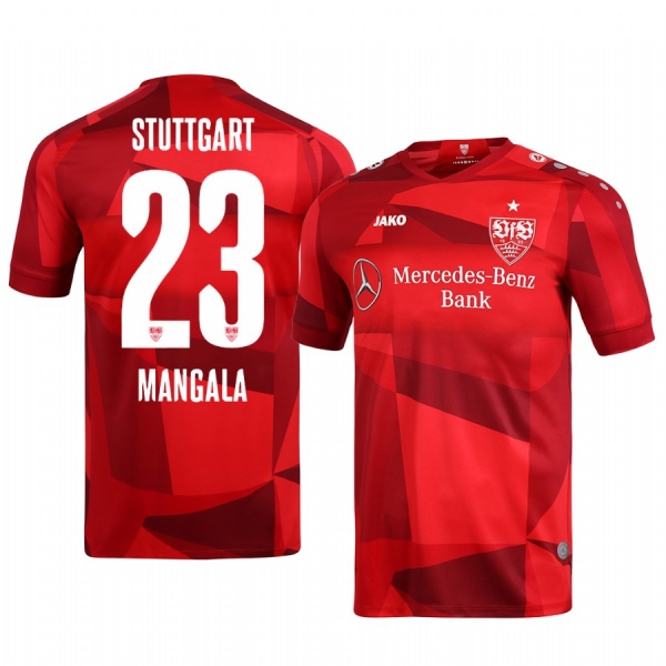 VfB Stuttgart Orel Mangala Men's 19-20 Away Replica Short Sleeve Jersey