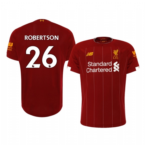 Men's Andrew Robertson Liverpool Home Short Sleeve Jersey 19-20