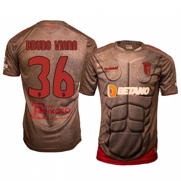 Bruno Viana Braga Third Gray Short Sleeve Jersey