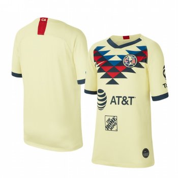 Youth Club America 19-20 Home Yellow Short Sleeve Jersey