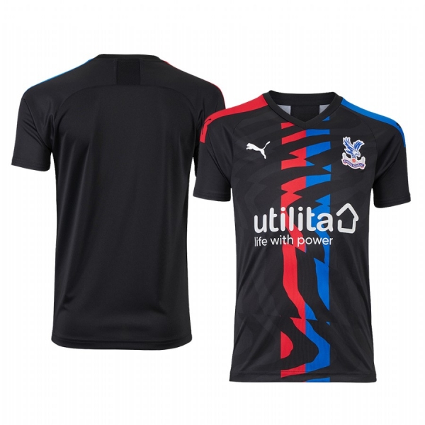 Youth Crystal Palace Away Black Short Sleeve Jersey