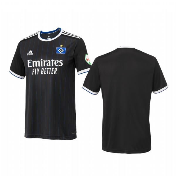 Youth Hamburger SV 19-20 Third Black Short Sleeve Jersey