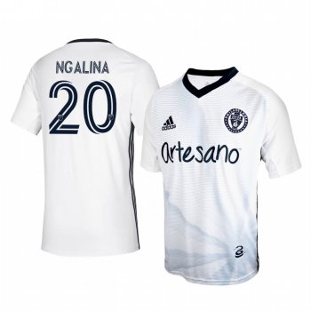 Forward Philadelphia Union Michee Ngalina Men's Secondary Jersey 2020