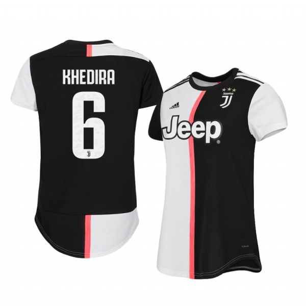 Women's Juventus Sami Khedira 19-20 Home Short Sleeve Jersey