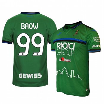 Musa Barrow Atalanta 19-20 Christmas Edition Men's Green Short Sleeve Jersey