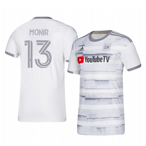 Mohamed El Monir Los Angeles FC 2020-21 Away Men's White Short Sleeve Jersey