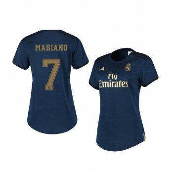 Women's Real Madrid Mariano Away Short Sleeve Jersey 19-20