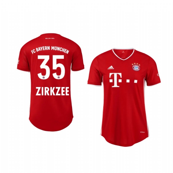 Women's Forward Bayern Munich Joshua Zirkzee Home Jersey 2020-21