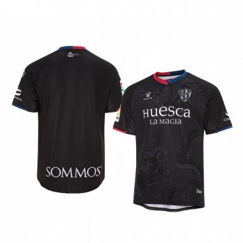 SD Huesca Third Black Short Sleeve Jersey