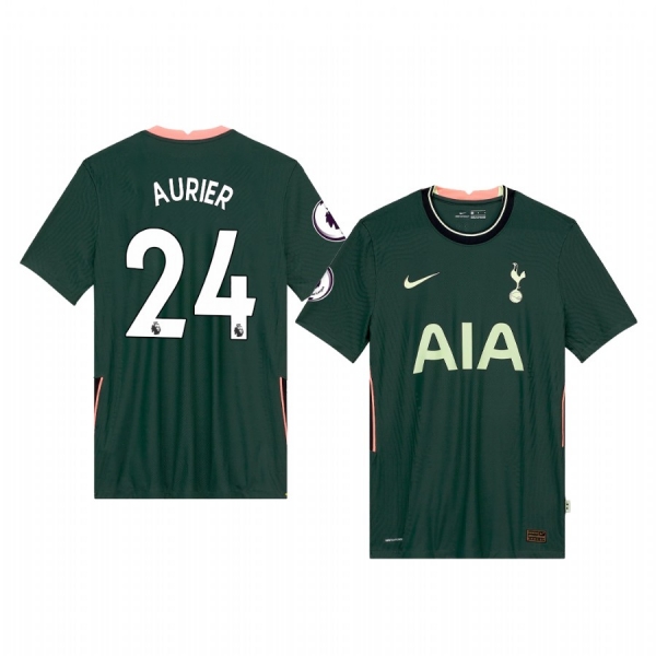 Serge Aurier Hotspur Football Club 2020-21 Away Men's Green Short Sleeve Jersey