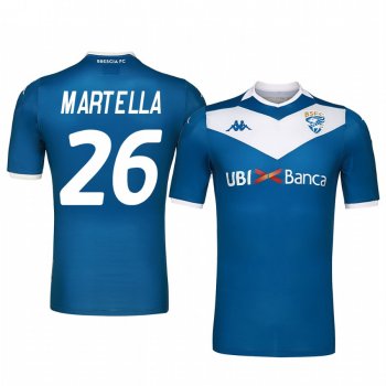 Brescia Calcio Bruno Martella 19-20 Home Men's Short Sleeve Jersey