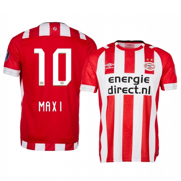 Men's Maximiliano Romero PSV Eindhoven 18-19 Home Jersey