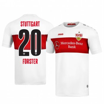 VfB Stuttgart Philipp Forster Men's 19-20 Home Replica Short Sleeve Jersey