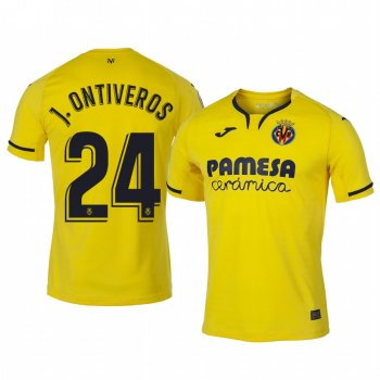 Javi Ontiveros Villarreal Home Men's Jersey 19-20