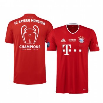 Bayern Munich Red 2020 UEFA Champions of Europe Replica Short Sleeve Jersey