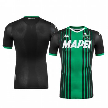 U.S. Sassuolo Calcio 2019-20 Black Home Men's Short Sleeve Jersey