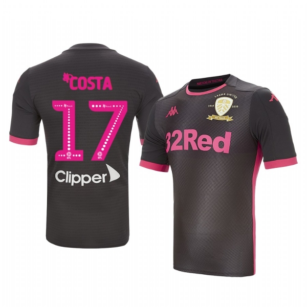 Helder Costa Leeds United Away Black 100 Year Crest Jersey