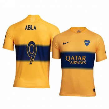 Boca Juniors Ramon Abila Men's 19-20 Away Replica Short Sleeve Jersey