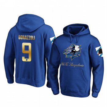 Federico Bonazzoli Sampdoria Royal Team Logo Pullover Hoodie