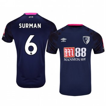 Andrew Surman AFC Bournemouth Away Men's Short Sleeve Jersey 19-20