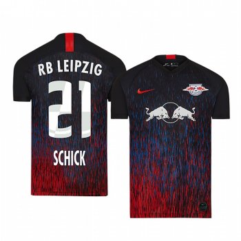 RB Leipzig Patrik Schick Men's 2020 UEFA Champion League Authentic Short Sleeve Jersey