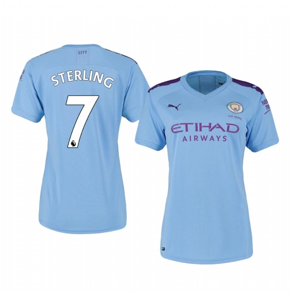 Women's Raheem Sterling Manchester City Home Jersey 19-20