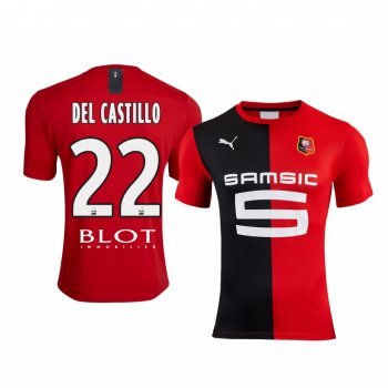 Stade Rennais Romain Del Castillo Home Men's Jersey 19-20