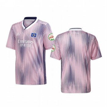 Youth Hamburger SV 19-20 Away Pink Short Sleeve Jersey