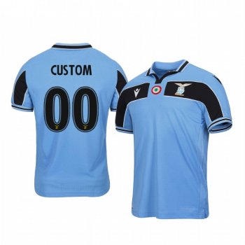 Custom Lazio 19-20 Light Blue 120th Anniversary Celebration Jersey Men's