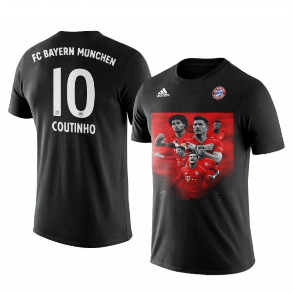 Bayern Munich Black 2020 UEFA Champions League Champions of Europ T-shirt