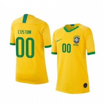 Youth 2019 World Cup Brazil Custom Youth Home FIFA Jersey