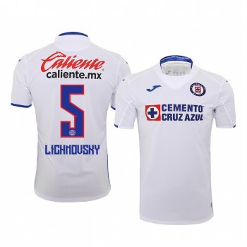 Igor Lichnovsky Cruz Azul 19-20 Away Men's White Official Short Sleeve Jersey