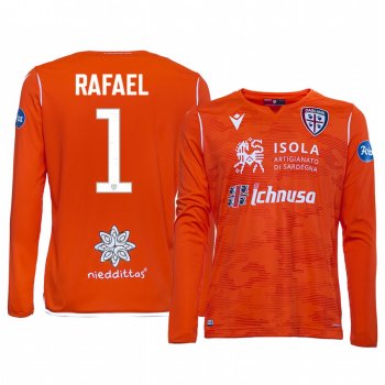 Youth 19-20 Cagliari Calcio Rafael Orange Goalkeeper Away Jersey