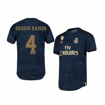 Real Madrid Sergio Ramos Away Short Sleeve Jersey 19-20