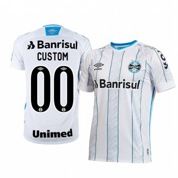 Gremio Custom 2020-21 Away Men's White Short Sleeve Jersey