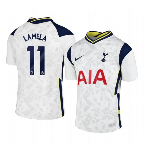 Midfielder Tottenham Hotspur Erik Lamela Men's Home Jersey 2020-21