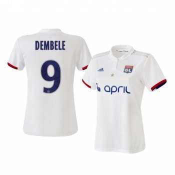 Women's Olympique Lyonnais Moussa Dembélé Home Jersey 19-20